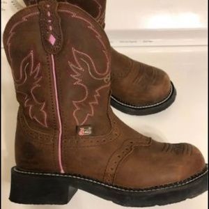 Justin Gypsy steel toe boots